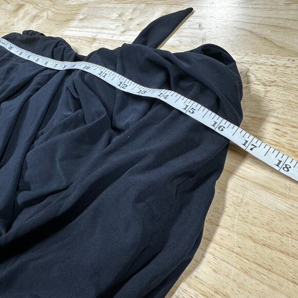 Magicsuit Drape Solids Brooke Underwire Romper One Piece Black Women's Sz 16 NEW - Picture 8 of 9